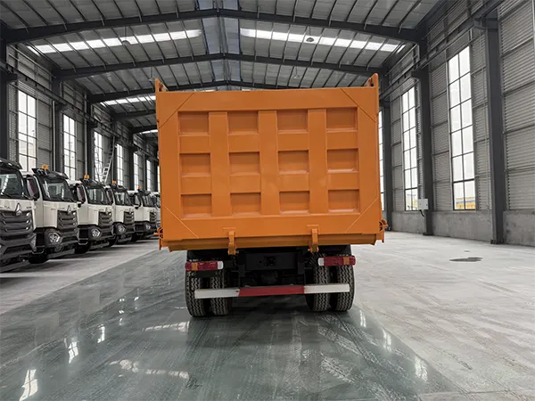 Sinotruk HOWO Used 6×4 Orange Dump Truck | Heavy Duty Tipper Truck for Construction & Mining - Image 4
