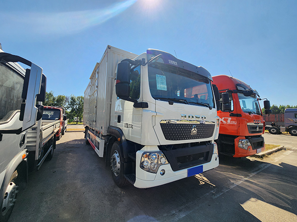 HOWO TX Enclosed Box Truck, Keep Cargo Safe From Rain On Long Hauls